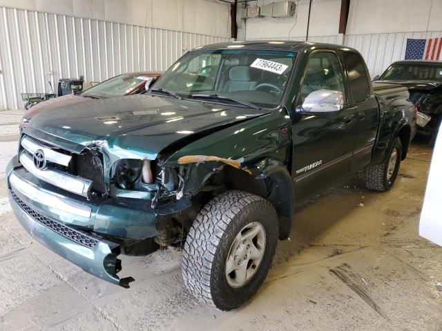 5TBBT44173S415790 - 2003 TOYOTA TUNDRA ACCESS CAB SR5 GREEN photo 1