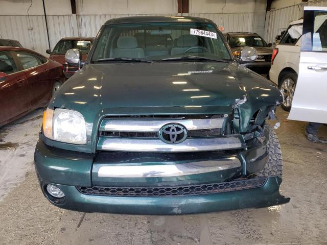 5TBBT44173S415790 - 2003 TOYOTA TUNDRA ACCESS CAB SR5 GREEN photo 5