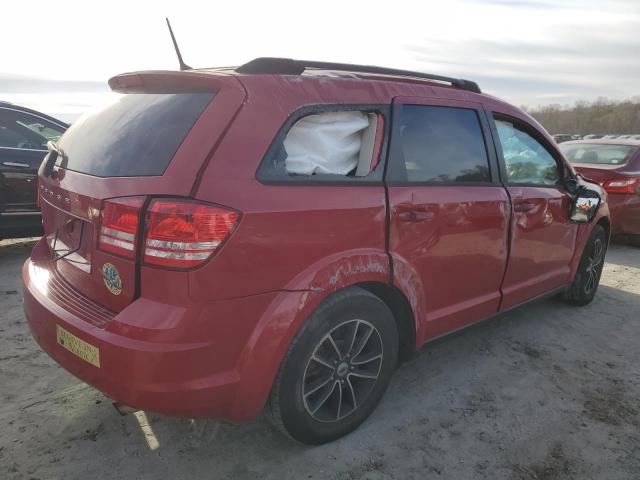 3C4PDCAB1JT517641 - 2018 DODGE JOURNEY SE RED photo 3