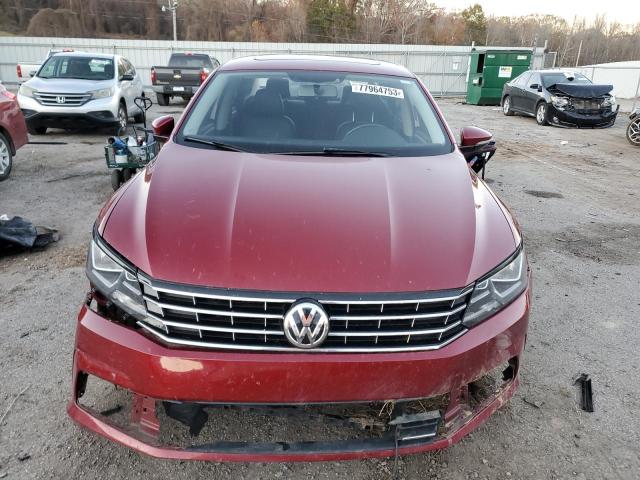 1VWLA7A32KC002942 - 2019 VOLKSWAGEN PASSAT WOLFSBURG BURGUNDY photo 5