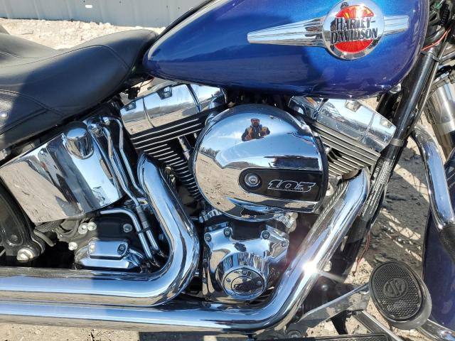 1HD1BWV17GB027440 - 2016 HARLEY-DAVIDSON FLSTC HERITAGE SOFTAIL CLASSIC BLUE photo 7