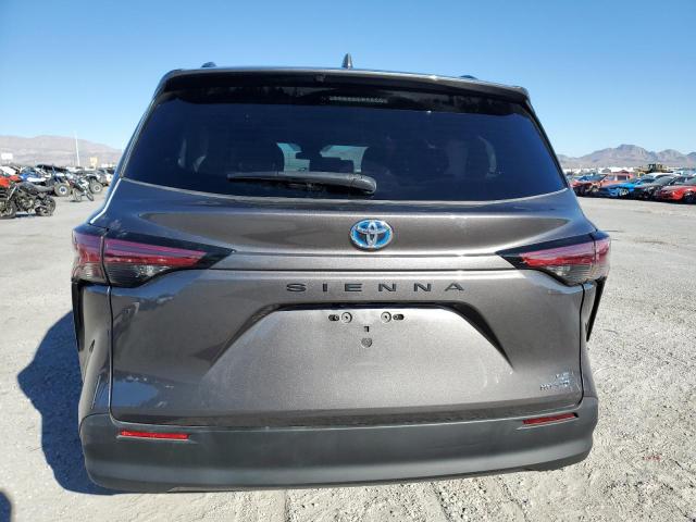 5TDKRKEC8MS058387 - 2021 TOYOTA SIENNA LE GRAY photo 6