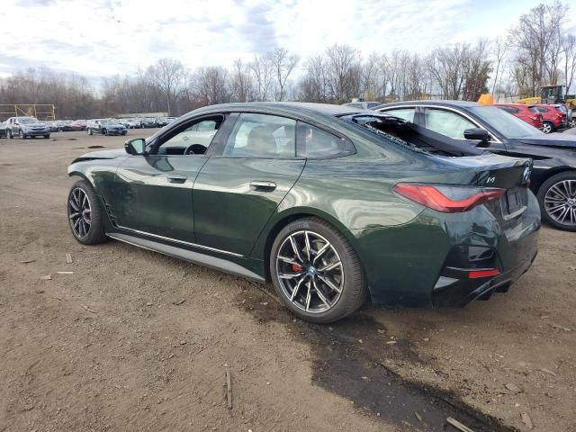 WBY33AW04RFR74736 - 2024 BMW I4 M50 GREEN photo 2