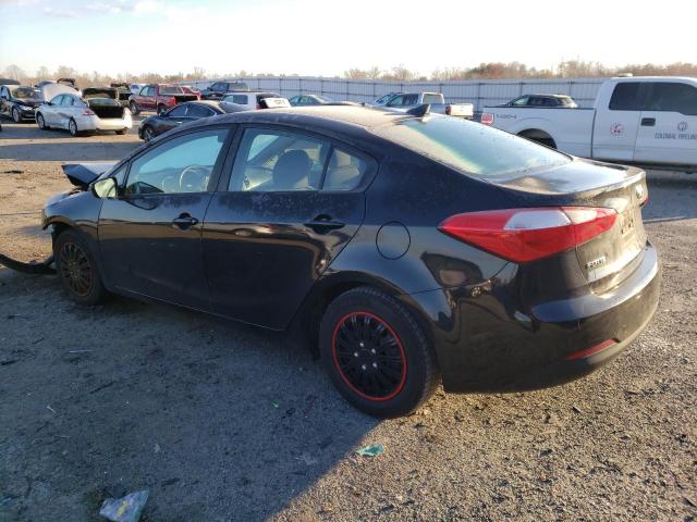 KNAFK4A61G5578858 - 2016 KIA FORTE LX BLACK photo 2