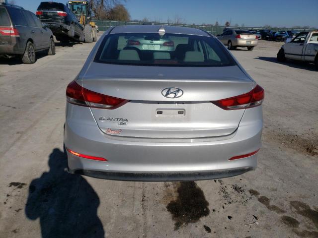 5NPD74LF8HH101158 - 2017 HYUNDAI ELANTRA SE SILVER photo 6