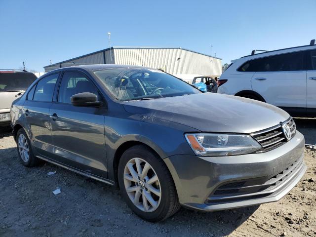 3VWD07AJ9FM417864 - 2015 VOLKSWAGEN JETTA SE GRAY photo 4