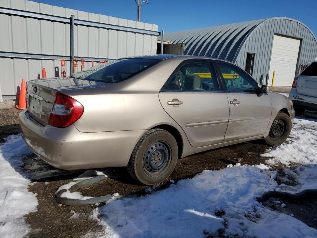 4T1BE32K12U564578 - 2002 TOYOTA CAMRY LE TAN photo 3