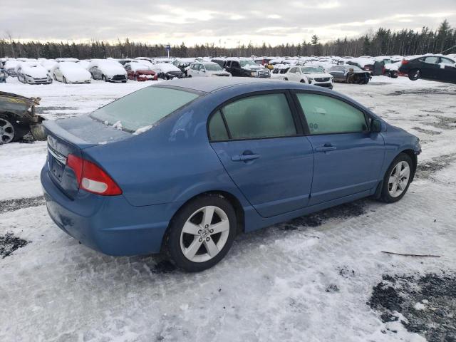 2HGFA16629H026084 - 2009 HONDA CIVIC LX-S BLUE photo 3