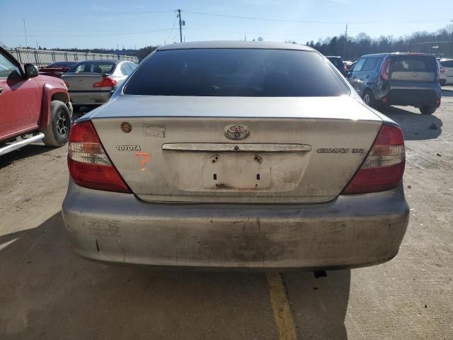 4T1BE32K53U122307 - 2003 TOYOTA CAMRY LE GRAY photo 6