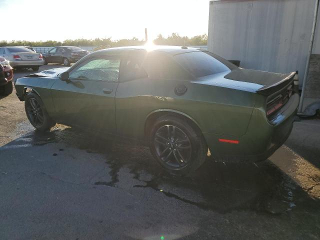 2C3CDZGG1KH652699 - 2019 DODGE CHALLENGER SXT GREEN photo 2