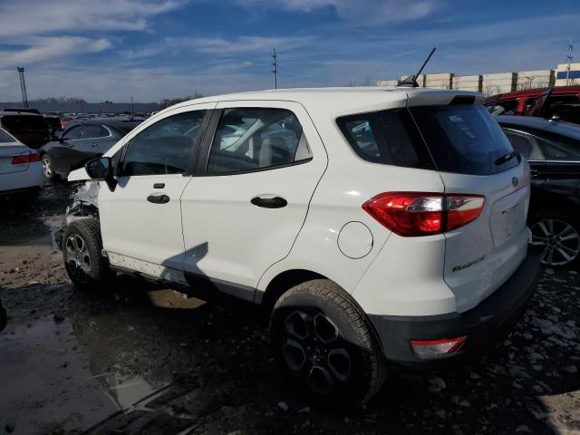 MAJ3S2FE4LC316578 - 2020 FORD ECOSPORT S WHITE photo 2