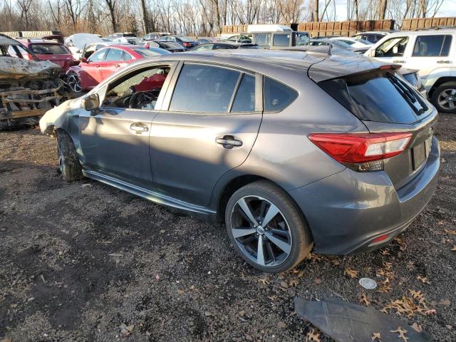 4S3GTAM65J3747748 - 2018 SUBARU IMPREZA SPORT GRAY photo 2