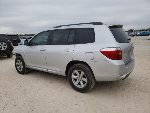 5TDZA3EH9AS002106 - 2010 TOYOTA HIGHLANDER SILVER photo 2