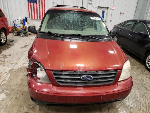 2FMZA57625BA89325 - 2005 FORD FREESTAR SES RED photo 5