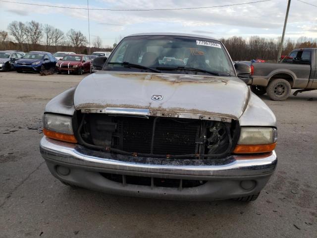 1B7GL22X11S343336 - 2001 DODGE DAKOTA SILVER photo 5