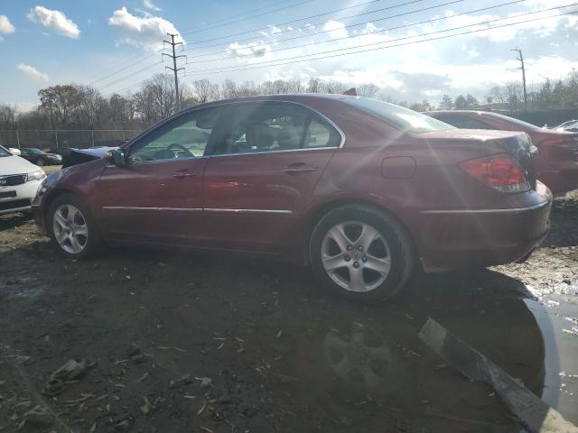 JH4KB16545C007727 - 2005 ACURA RL BURGUNDY photo 2