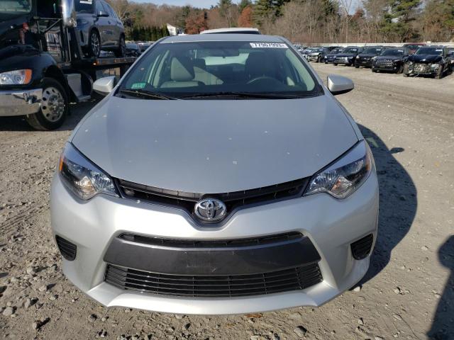 2T1BURHE8FC452648 - 2015 TOYOTA COROLLA L SILVER photo 5