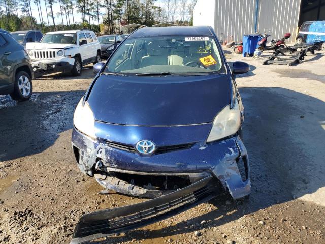 JTDKN3DU0C1530069 - 2012 TOYOTA PRIUS BLUE photo 5