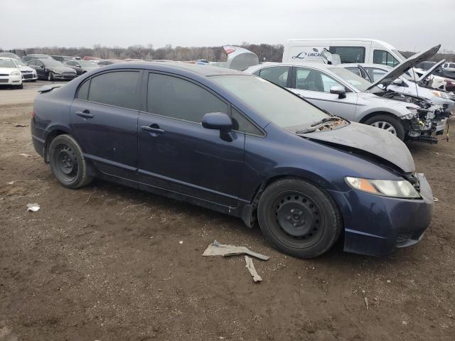 2HGFA1F51BH530347 - 2011 HONDA CIVIC LX BLUE photo 4