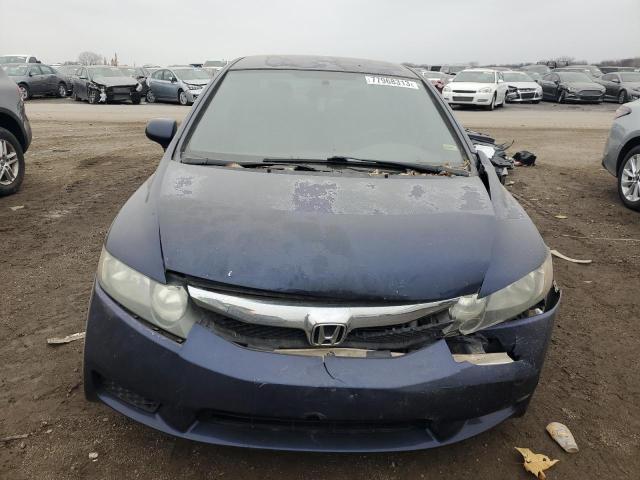 2HGFA1F51BH530347 - 2011 HONDA CIVIC LX BLUE photo 5