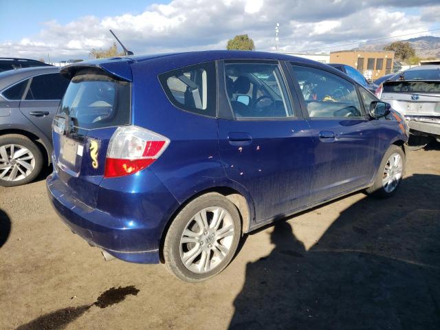 JHMGE8H5XBC019542 - 2011 HONDA FIT SPORT BLUE photo 3