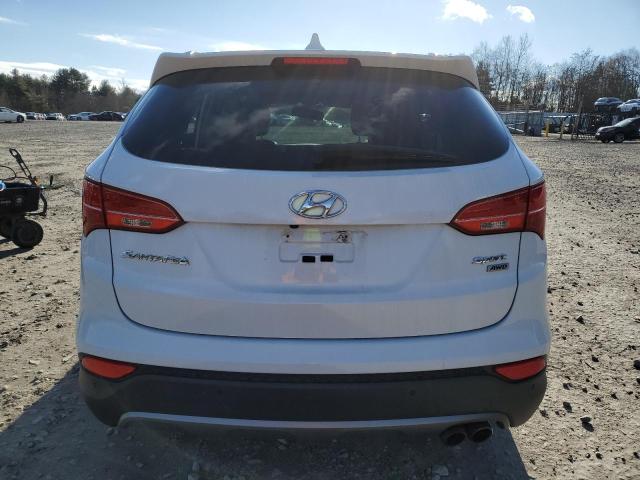 5XYZWDLA8EG157911 - 2014 HYUNDAI SANTA FE S WHITE photo 6