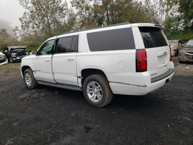 1GNSKHKC8JR389063 - 2018 CHEVROLET SUBURBAN K1500 LT WHITE photo 2