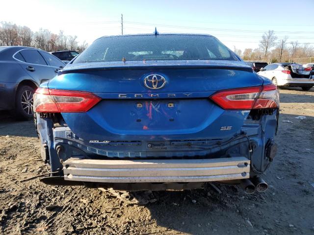 4T1B11HK4KU258191 - 2019 TOYOTA CAMRY L BLUE photo 6