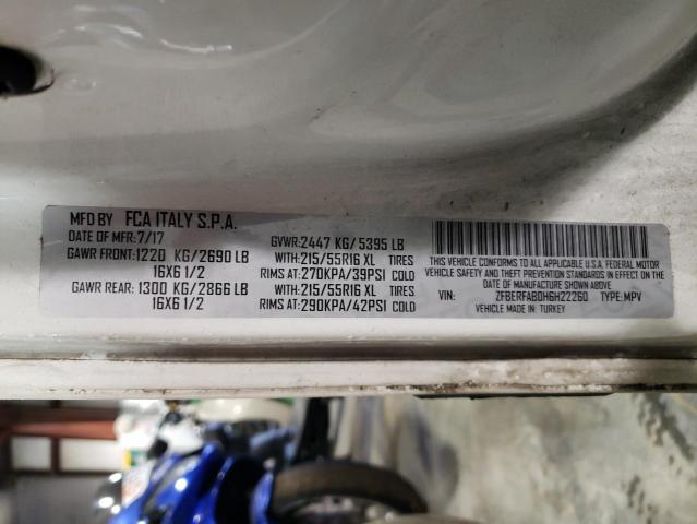 ZFBERFAB0H6H22260 - 2017 RAM PROMASTER WHITE photo 13