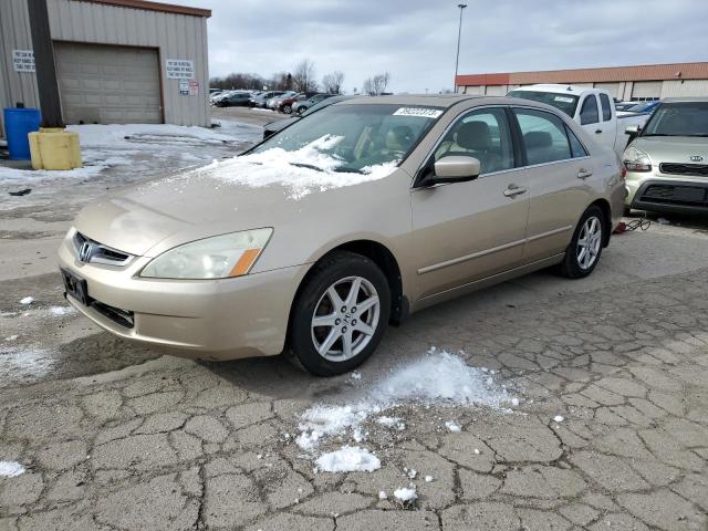 1HGCM66584A027357 - 2004 HONDA ACCORD EX BEIGE photo 1