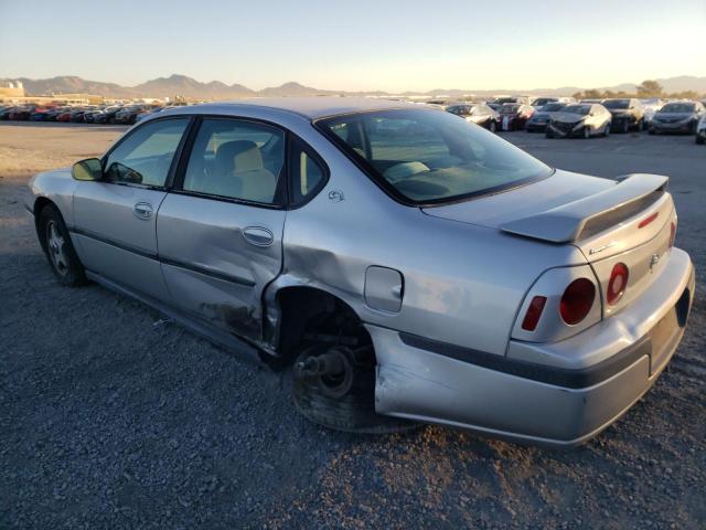 2G1WF52E449252529 - 2004 CHEVROLET IMPALA SILVER photo 2