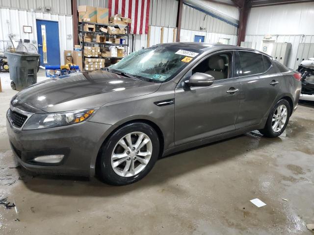 5XXGN4A79DG205405 - 2013 KIA OPTIMA EX GRAY photo 1