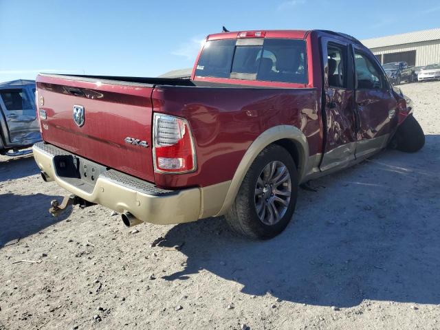 1C6RR7PT0FS515445 - 2015 RAM 1500 LONGHORN MAROON photo 3