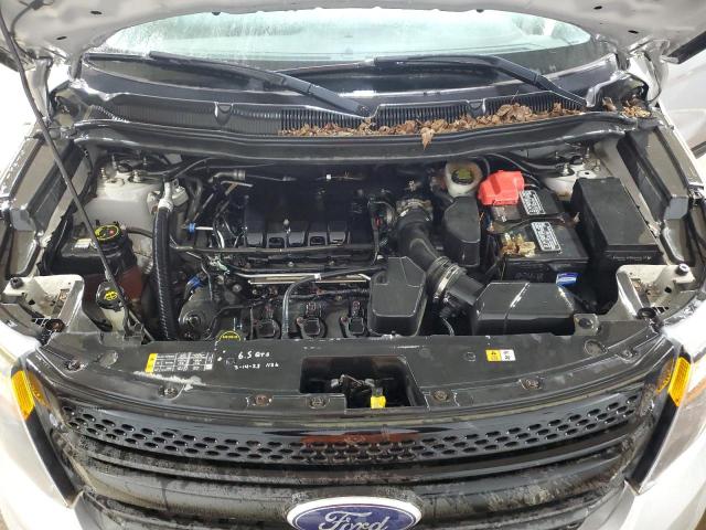 1FM5K8AR2EGC61104 - 2014 FORD EXPLORER POLICE INTERCEPTOR 银色 照片 12