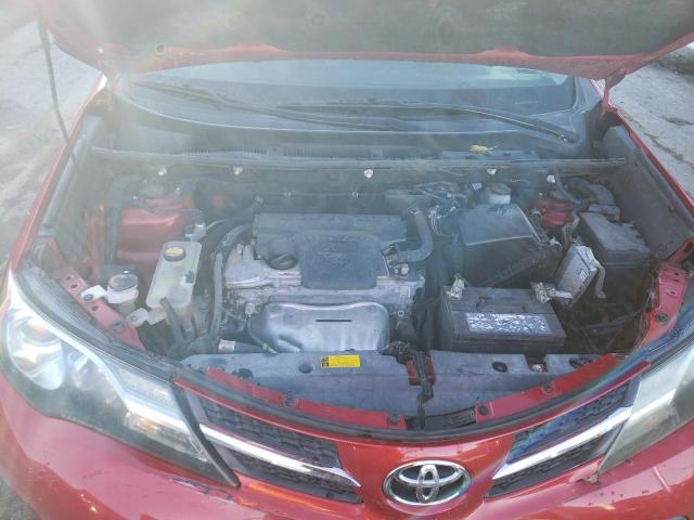 2T3ZFREV6FW151251 - 2015 TOYOTA RAV4 LE RED photo 11