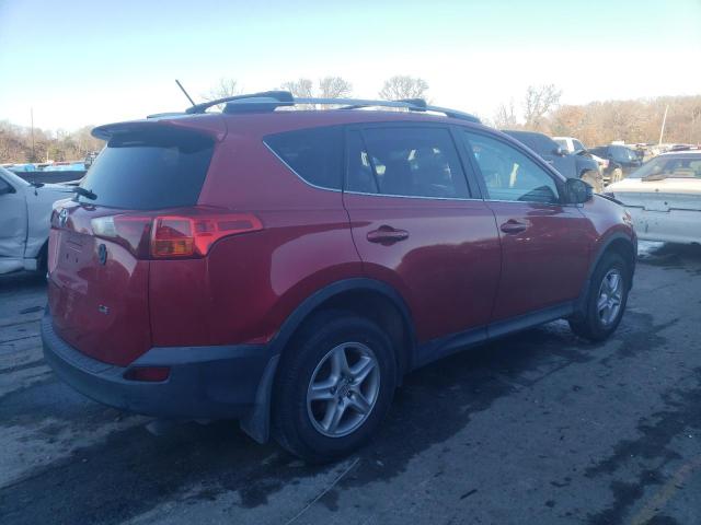 2T3ZFREV6FW151251 - 2015 TOYOTA RAV4 LE RED photo 3