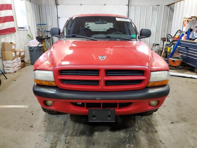 1B7GL2AN0YS674208 - 2000 DODGE DAKOTA QUAD RED photo 5