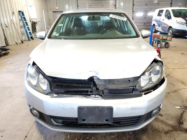 WVWNM7AJ3BW070232 - 2011 VOLKSWAGEN GOLF SILVER photo 5