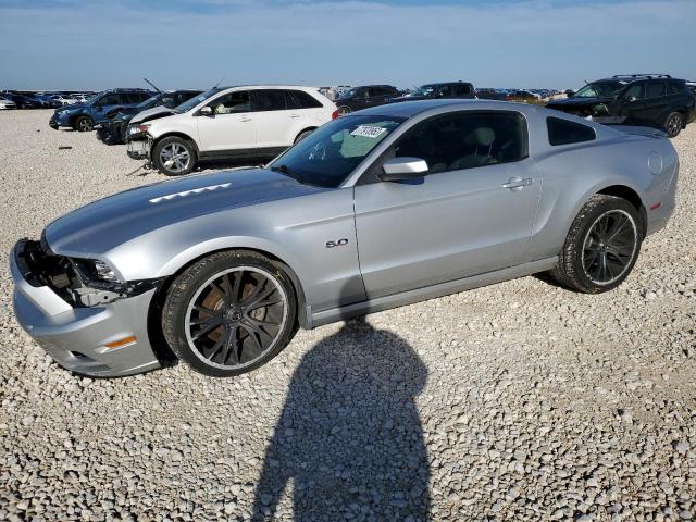 1ZVBP8CF4D5271703 - 2013 FORD MUSTANG GT SILVER photo 1