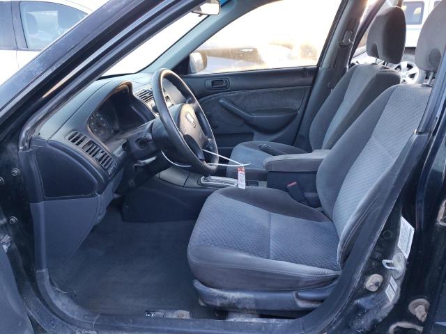2HGES16325H543491 - 2005 HONDA CIVIC DX VP შავი ფოტო 7