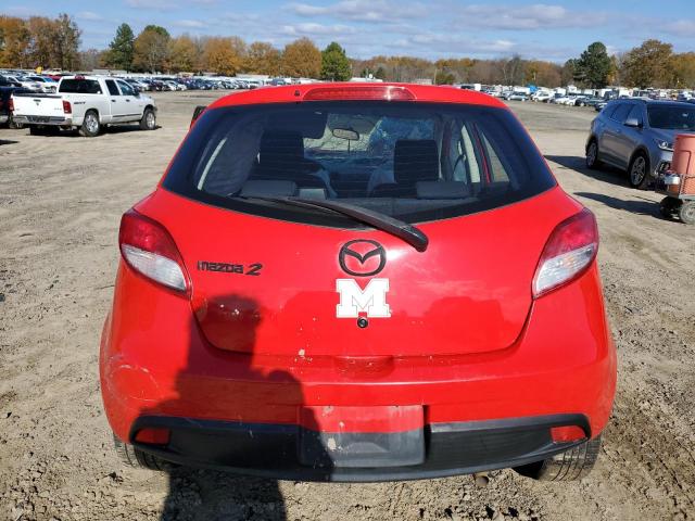 JM1DE1KY8D0170396 - 2013 MAZDA MAZDA2 RED photo 6