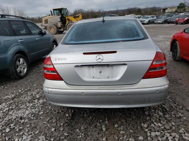 WDBUF70J05A656796 - 2005 MERCEDES-BENZ E-CLASS 500 SILVER photo 6