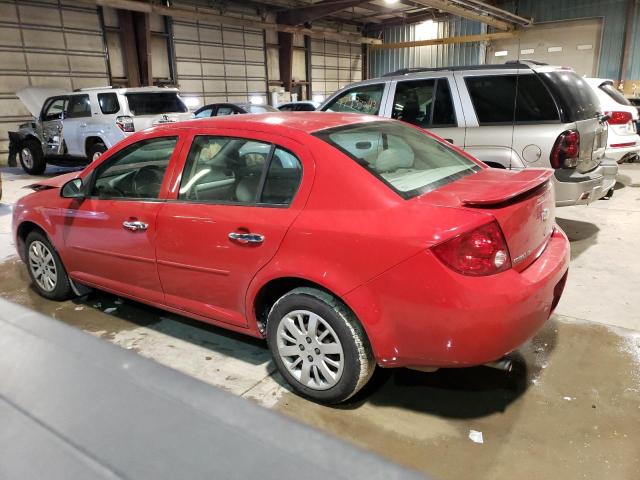 1G1AD5F5XA7118437 - 2010 CHEVROLET COBALT 1LT RED photo 2