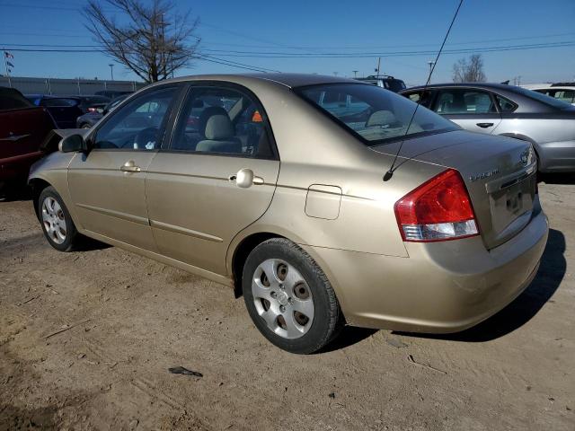 KNAFE221595653353 - 2009 KIA SPECTRA EX GOLD photo 2