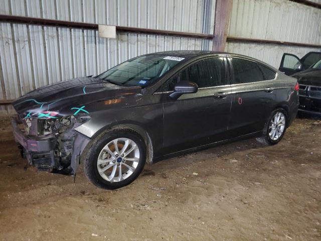 3FA6P0HD3KR282754 - 2019 FORD FUSION SE GRAY photo 1