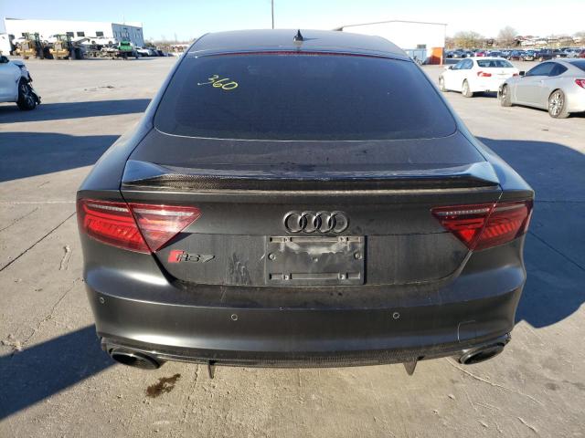 WUAWAAFC3HN900066 - 2017 AUDI RS7 PRESTIGE BLACK photo 6