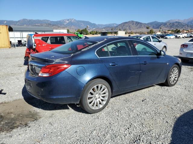 W04GU5GC7B1010581 - 2011 BUICK REGAL CXL BLUE photo 3