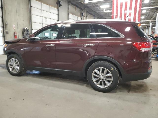 5XYPG4A37HG252828 - 2017 KIA SORENTO LX MAROON photo 2