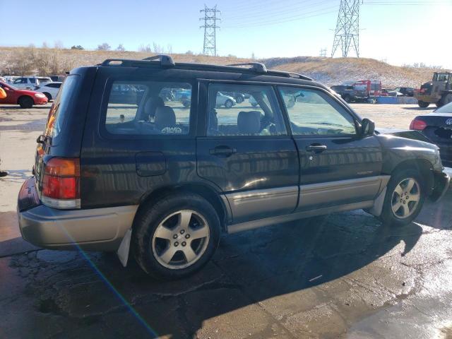 JF1SF6551YH710400 - 2000 SUBARU FORESTER S BLACK photo 3