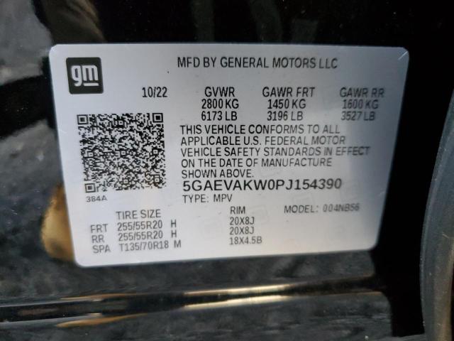 5GAEVAKW0PJ154390 - 2023 BUICK ENCLAVE ESSENCE 黑色 照片 13